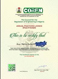 How to Become a Chartered Engineer in Nigeria (COREN)